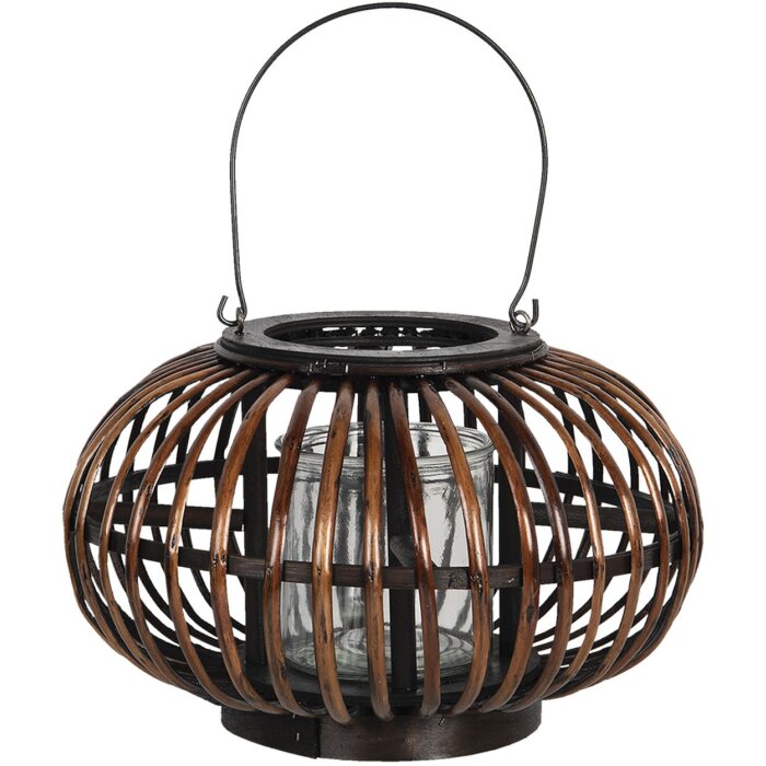 Lantern Ø 34x21 cm brown 6RO0503