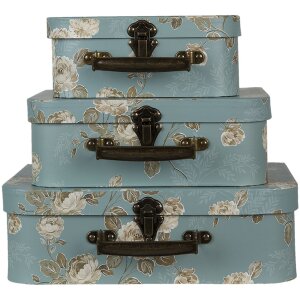 Decoration suitcase (set 3 pcs) 30x21x9-25x18x9-20x16x8...