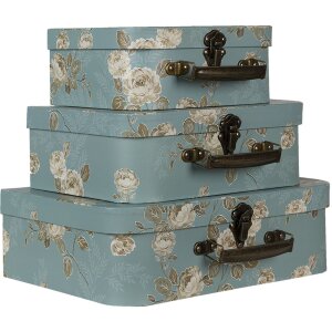 Decoration suitcase (set 3 pcs) 30x21x9-25x18x9-20x16x8...