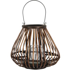 Lantern Ø 36x30 cm brown 6RO0492