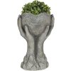 Flowerpot 19x13x34 cm grey 6TE0318L