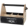 Bottle rack with bottle-opener 29x19x20 cm brown 6H1930