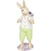 Decoration rabbit boy 11x10x27 cm multicoloured  6PR3125