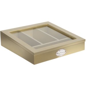 Cutlery tray 30x30x8 cm gold 6H1583GO