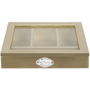 Cutlery tray 30x30x8 cm gold 6H1583GO