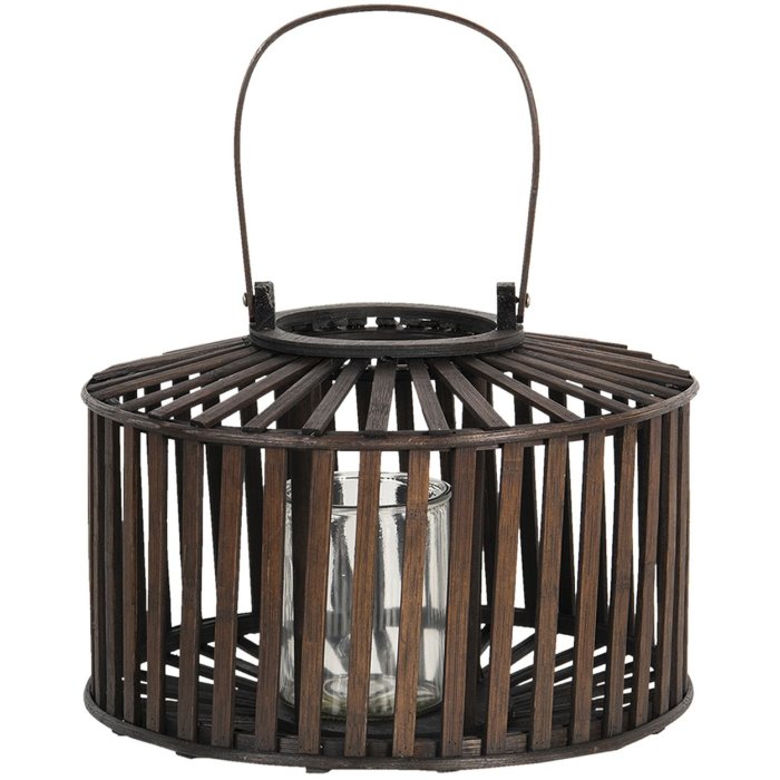 Lantern Ø 33x24 cm brown 6RO0500