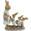 Decoration rabbits 17x7x19 cm multicoloured  6PR3285