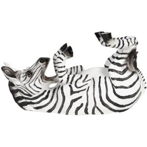 Bottle holder zebra 32x12x18 cm black 6PR2710