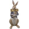 Decoration rabbit 15x13x40 cm multicoloured  6PR3159