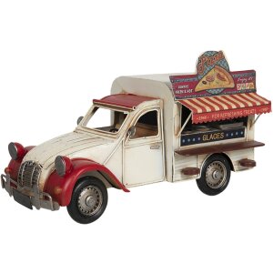 Model food truck 32x15x19 cm multicoloured  6Y4264