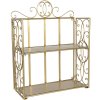 Wall rack 41x18x53 cm gold 6Y2799GO