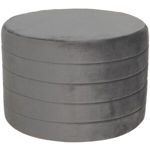 Footstool Ø 60x40 cm grey 50499G