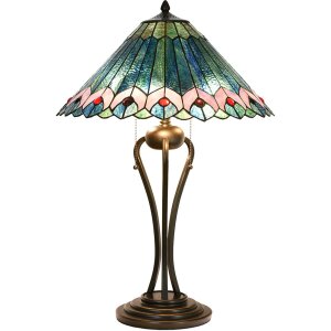 Table lamp Tiffany Ø 48x73 cm multicoloured  5LL-5391