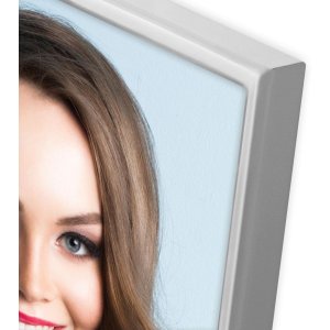 Metal Photo Frame Silvia 15x20 cm silver glossy