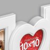 Zafra Photo Frame 3 Photos white