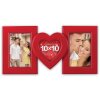 Zafra Photo Frame 3 Photos red