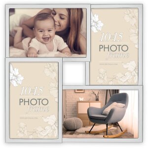 Elmar Metal Frame 4 Photos 10x15 cm silver