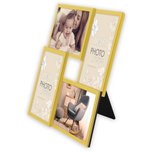 Elmar Metal Frame 4 Photos 10x15 cm gold