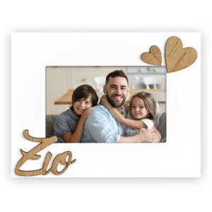 Wooden Photo Frame Zio 10x15 cm white