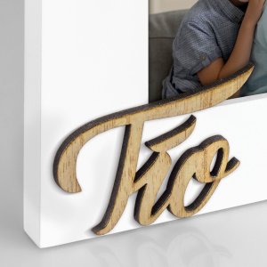 Wooden Photo Frame Tio 10x15 cm white