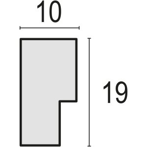 Newton Picture Frame 15x20 cm white