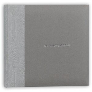 Photo album Luis 24x24 cm grey