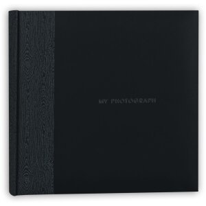 Photo album Luis 24x24 cm black