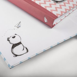 Walther Baby Album Little Panda blue 28x30,5 cm 50 white...