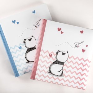 Walther Baby Album Little Panda blue 28x30,5 cm 50 white sides