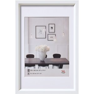 Steel Style plastic frame 60x80 cm white