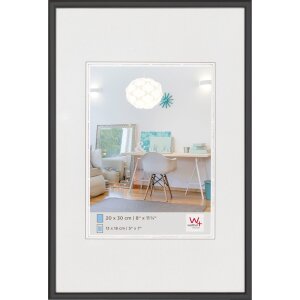 Plastic frame New Lifestyle 10x13 cm black