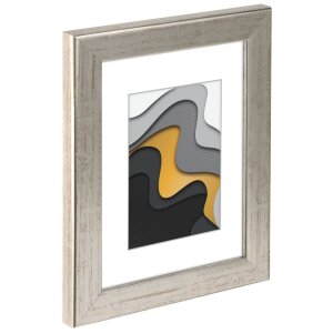 Wooden frame Vigo 10x15 cm silver