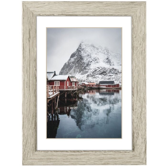 Wooden frame Oslo 30x40 cm grey pine