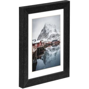 Wooden frame Oslo 13x18 cm black