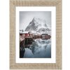 Wooden frame Oslo with mat