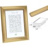 Wooden frame S45YA1 gold normal or anti-reflective glass