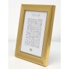 Wooden frame S45YA1 gold normal or anti-reflective glass