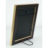 Wooden frame S45YA1 gold normal or anti-reflective glass