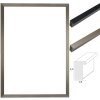 Canvas Picture Frame S46V silver and black