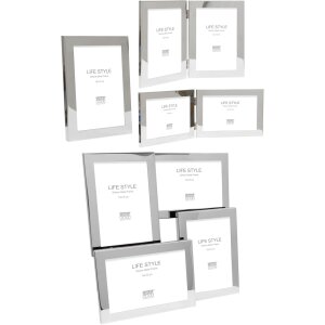 Photo frame S57MQ1 silver glossy 10x15 cm and 13x18 cm