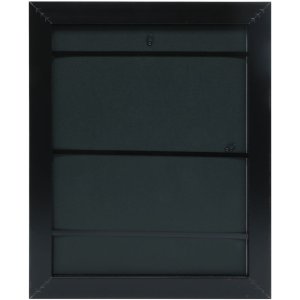 Plastic frame S41N black 15x15 cm premium glass