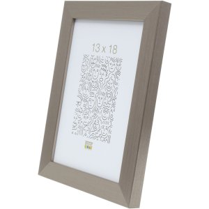 Plastic frame S41VD1 silver 30x30 cm anti-reflective glass