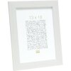 Plastic frame S41VF1 white 15x20 cm anti-reflective glass