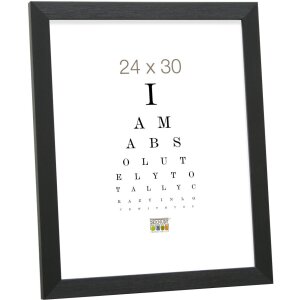 Plastic frame S41VH2 black 10x15 cm anti-reflective glass