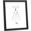 Plastic frame S41VH2 black 13x18 cm anti-reflective glass