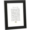 Plastic frame S41VK black 40x50 cm Premium glass