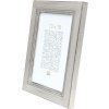 Wooden frame S42L silver 30x40 cm Premium glass