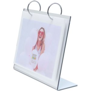 Photo ring binder with 6 covers for 12 pictures 10x15 cm