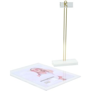 Transparent frame 13x18 cm with plastic stand-up frame