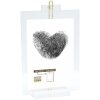 Transparent frame 13x18 cm with plastic stand-up frame